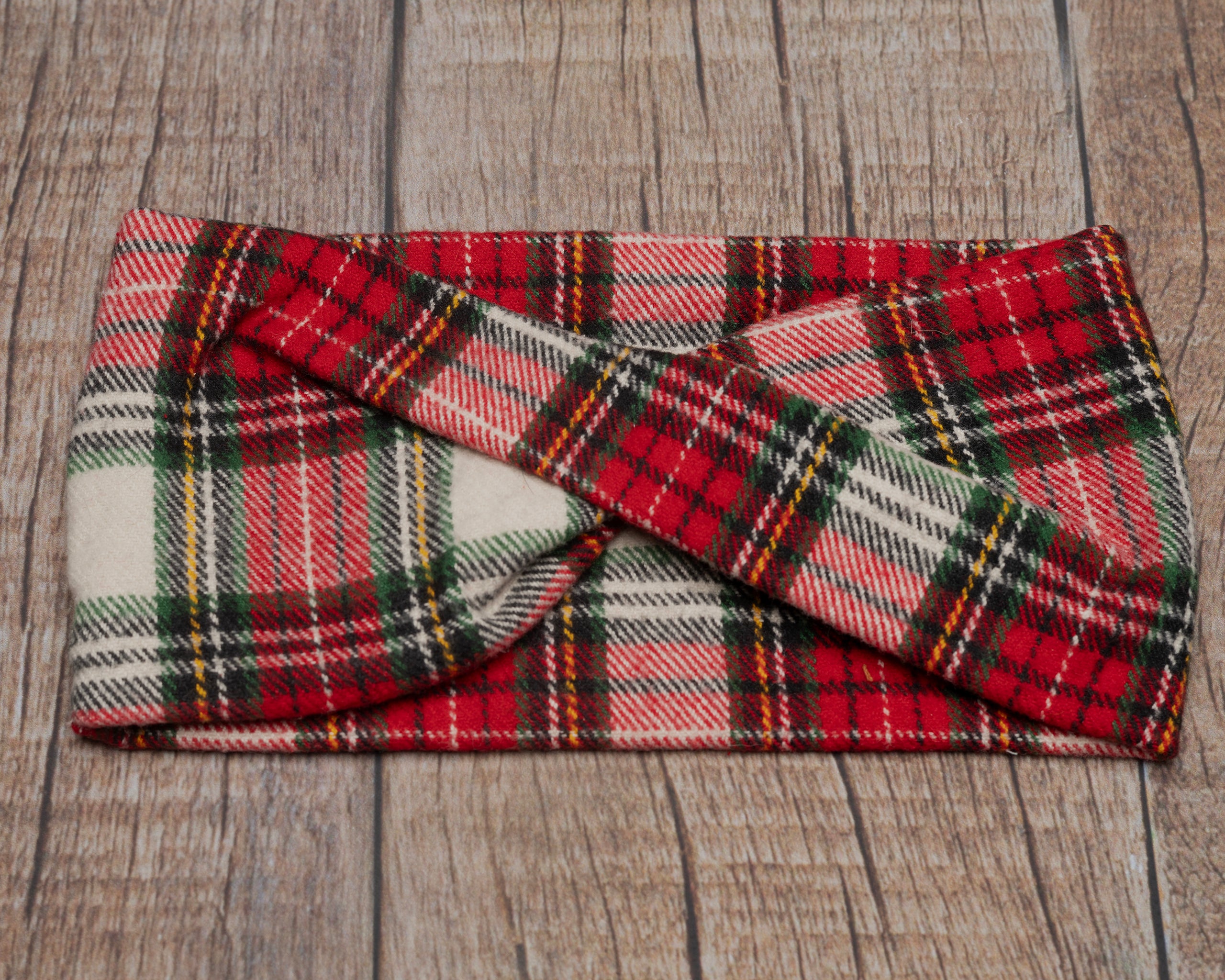 Holiday Plaid Infinity Scarf