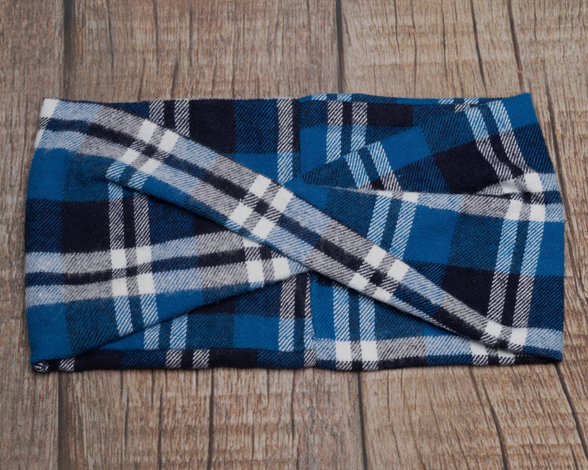 Lakeside Plaid Infinity Scarf